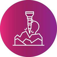 Mining Creative Icon Design vector