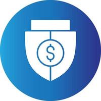 Shield Money Creative Icon Design vector