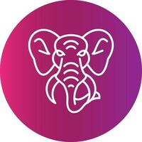 Elephant Creative Icon Design vector