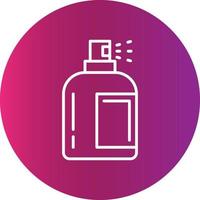 Spray Bottle Creative Icon Design vector