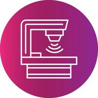 Radiotherapy Creative Icon Design vector
