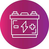 Battery Creative Icon Design vector