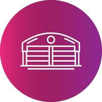 Warehouse Creative Icon Design vector