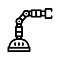 ilustración de vector de máquina robot en un fondo. símbolos de calidad premium. iconos vectoriales para concepto y diseño gráfico.