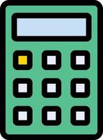 calculator vector illustration on a background.Premium quality symbols.vector icons for concept and graphic design.
