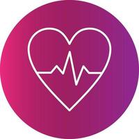 Heart Rate Creative Icon Design vector