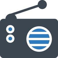 ilustración de vector de radio en un fondo. símbolos de calidad premium. iconos vectoriales para concepto y diseño gráfico.