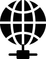 ilustración de vector de red global en un fondo. símbolos de calidad premium. iconos vectoriales para concepto y diseño gráfico.
