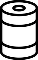 ilustración de vector de tambor de cervecería en un fondo. símbolos de calidad premium. iconos vectoriales para concepto y diseño gráfico.