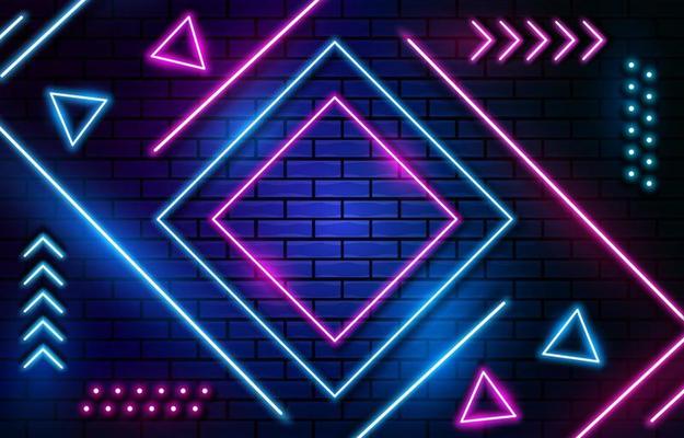 Neon Background Vector Art, Icons, and Graphics for Free Download