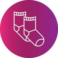 Sock Creative Icon Design vector