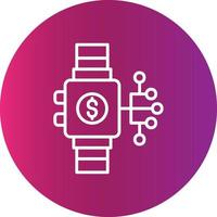 Smartwatch Creative Icon Design vector