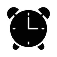 ilustración vectorial de alarma en un fondo. símbolos de calidad premium. iconos vectoriales para concepto y diseño gráfico. vector