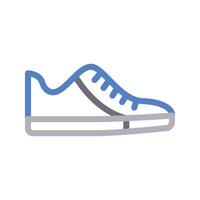 Ilustración de vector de zapato en un fondo. Símbolos de calidad premium. Iconos vectoriales para concepto y diseño gráfico.