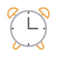 ilustración vectorial de alarma en un fondo. símbolos de calidad premium. iconos vectoriales para concepto y diseño gráfico. vector