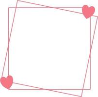 Valentine Heart Frame vector