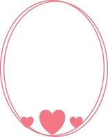 Valentine Heart Frame vector