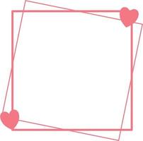 Valentine Heart Frame vector