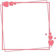 Valentine Heart Frame vector