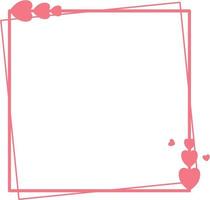 Valentine Heart Frame vector