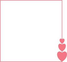 Valentine Heart Frame vector