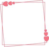 Valentine Heart Frame vector