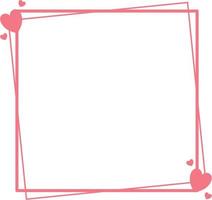 Valentine Heart Frame vector