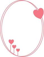 Valentine Heart Frame vector