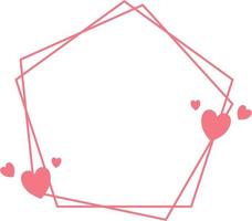 Valentine Heart Frame vector