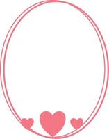 Valentine Heart Frame vector