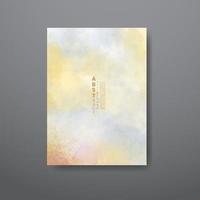 Cards with abstract watercolor background. Design for your cover, date, postcard, banner, logo. vector