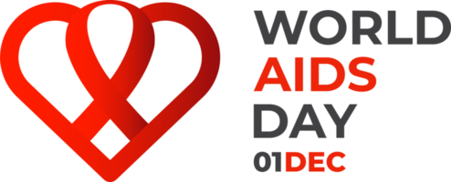 insignia del día mundial del sida png