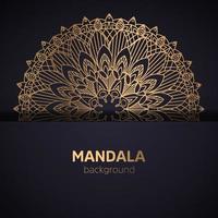 El diseño de mandala se puede utilizar para la meditación y la oración, así como para la decoración. vector