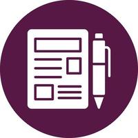 Blogger Vector Icon