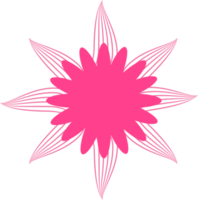 abstrakte Blumenmusterverzierung png