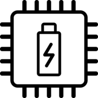 icône du processeur de la batterie png