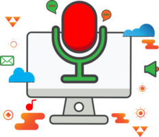 microphone ordinateur illustration png