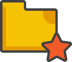 star folder icon png