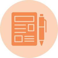 Blogger Vector Icon