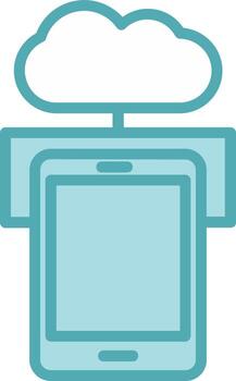 Cloud Networking Vector Icon