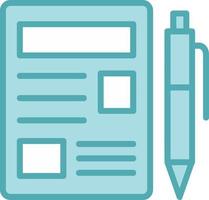 Blogger Vector Icon
