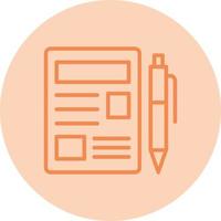 Blogger Vector Icon