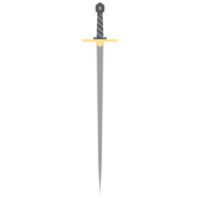 Needle Sword One Handed Two Side Sharp Classic Weapon png