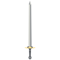 Sword Two Handed Two Side Sharp Swords Samurai Knight Weapon png