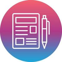 Blogger Vector Icon