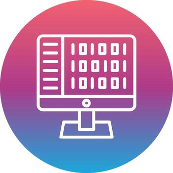 icono de vector de codificación