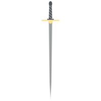 épée à aiguille une main deux côtés tranchant arme classique png