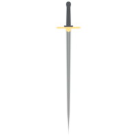 épée à aiguille une main deux côtés tranchant arme classique png