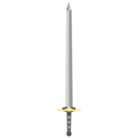 Sword Two Handed Two Side Sharp Swords Samurai Knight Weapon png