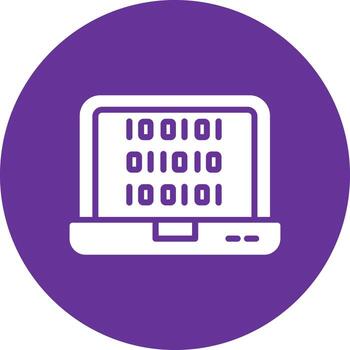 Binary Code Vector Icon